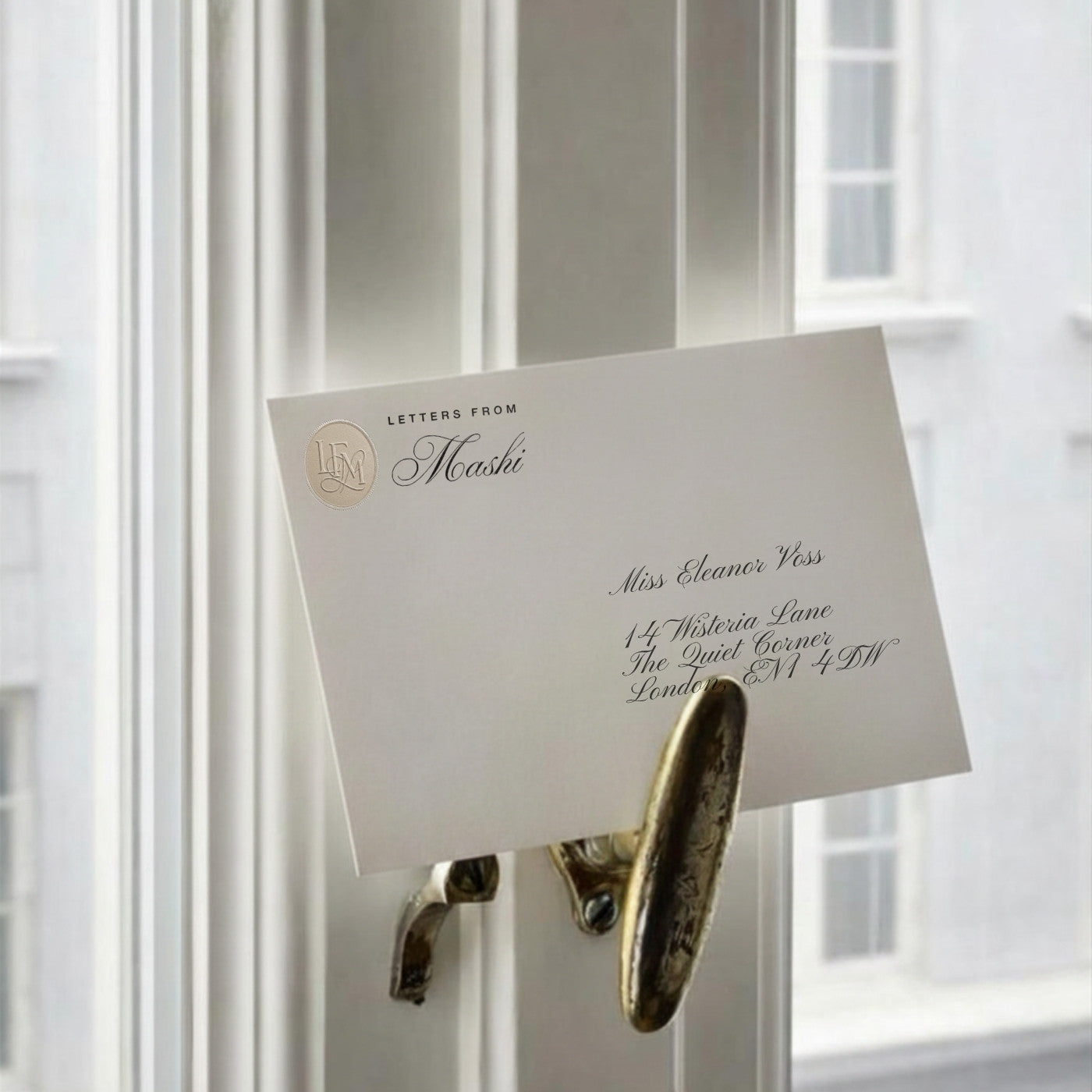 A letter being read in soft window light